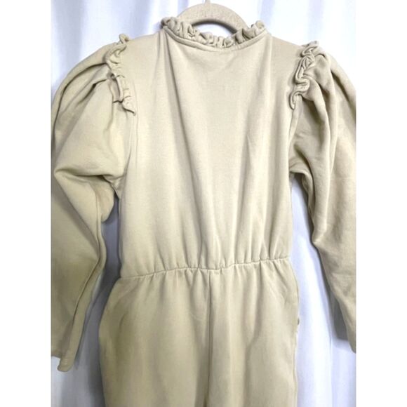 Ivy City Co Ivory Jumpsuit With Ruffle Women’s Size XS - Picture 5 of 11